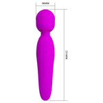 Vibrator Pretty Love Curtis Purple cu USB din silicon, model iepuraș