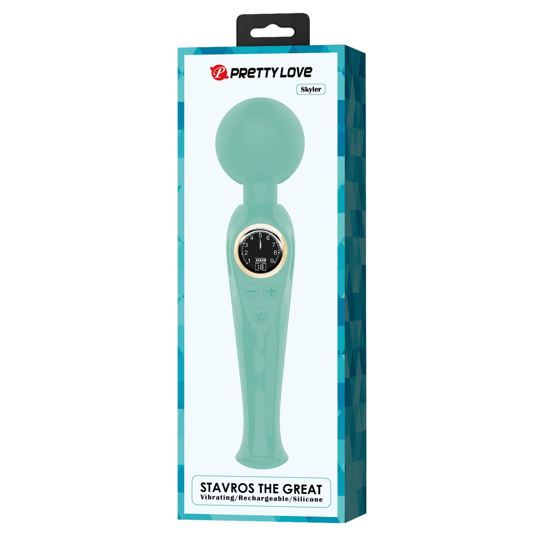Stimulator Clitoridian Pretty Love Skyler Verde, 10 Moduri