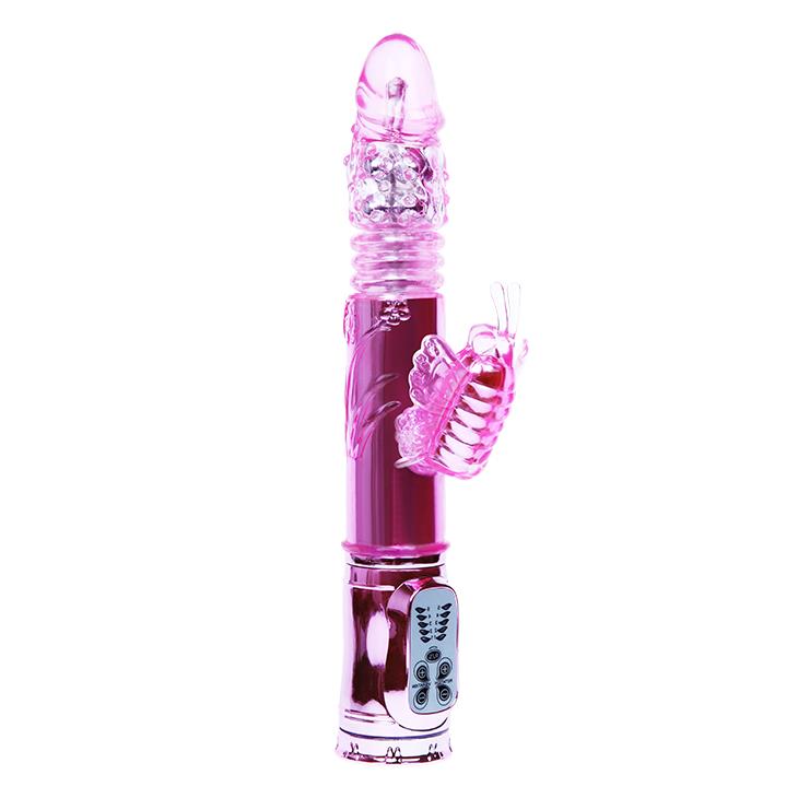 Vibrator USB cu fluture vibrant Baile, tip iepuraș