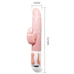 Vibrator Baile Hot Butterfly Bunny cu încălzire prin USB
