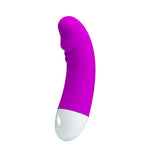 Vibrator USB din silicon pentru punctul G Pretty Love Luther, 30 de funcții, 12,5 cm