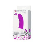 Vibrator USB din silicon pentru punctul G Pretty Love Luther, 30 de funcții, 12,5 cm