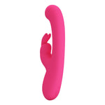 Vibrator Pretty Love Lamar Bunny cu ecran LCD roz
