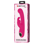 Vibrator Pretty Love Lamar Bunny cu ecran LCD roz