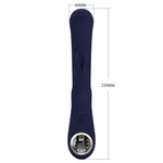 Vibrator Pretty Love Lamar Bunny cu ecran LCD albastru