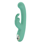 Vibrator Pretty Love Lamar pentru punctul G, model iepuraș, verde
