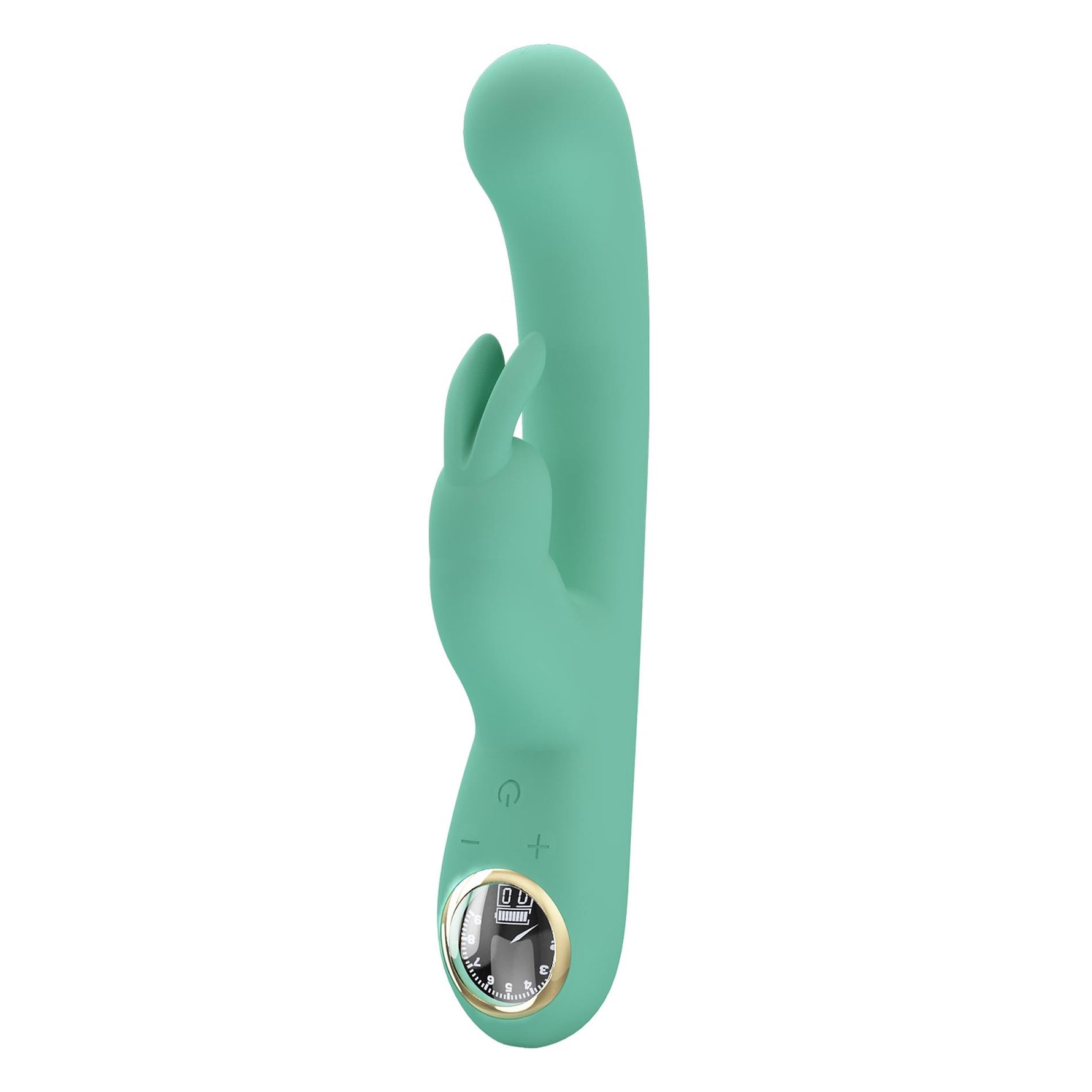 Vibrator Pretty Love Lamar pentru punctul G, model iepuraș, verde