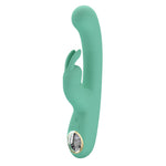 Vibrator Pretty Love Lamar pentru punctul G, model iepuraș, verde