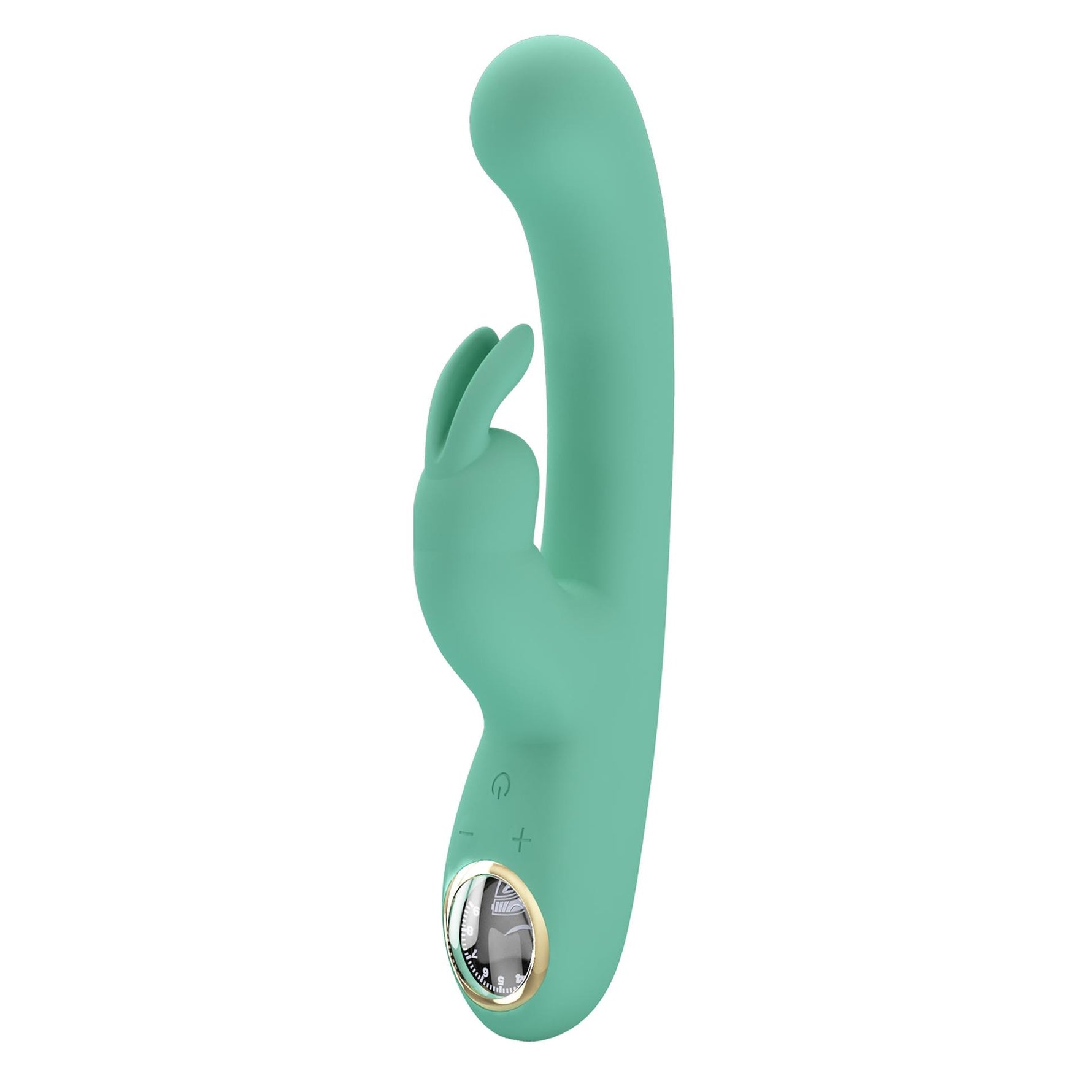 Vibrator Pretty Love Lamar pentru punctul G, model iepuraș, verde