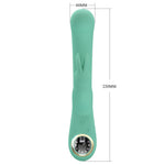 Vibrator Pretty Love Lamar pentru punctul G, model iepuraș, verde