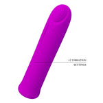 Mini vibrator Pretty Love Curtis cu 12 moduri și unitate flash USB