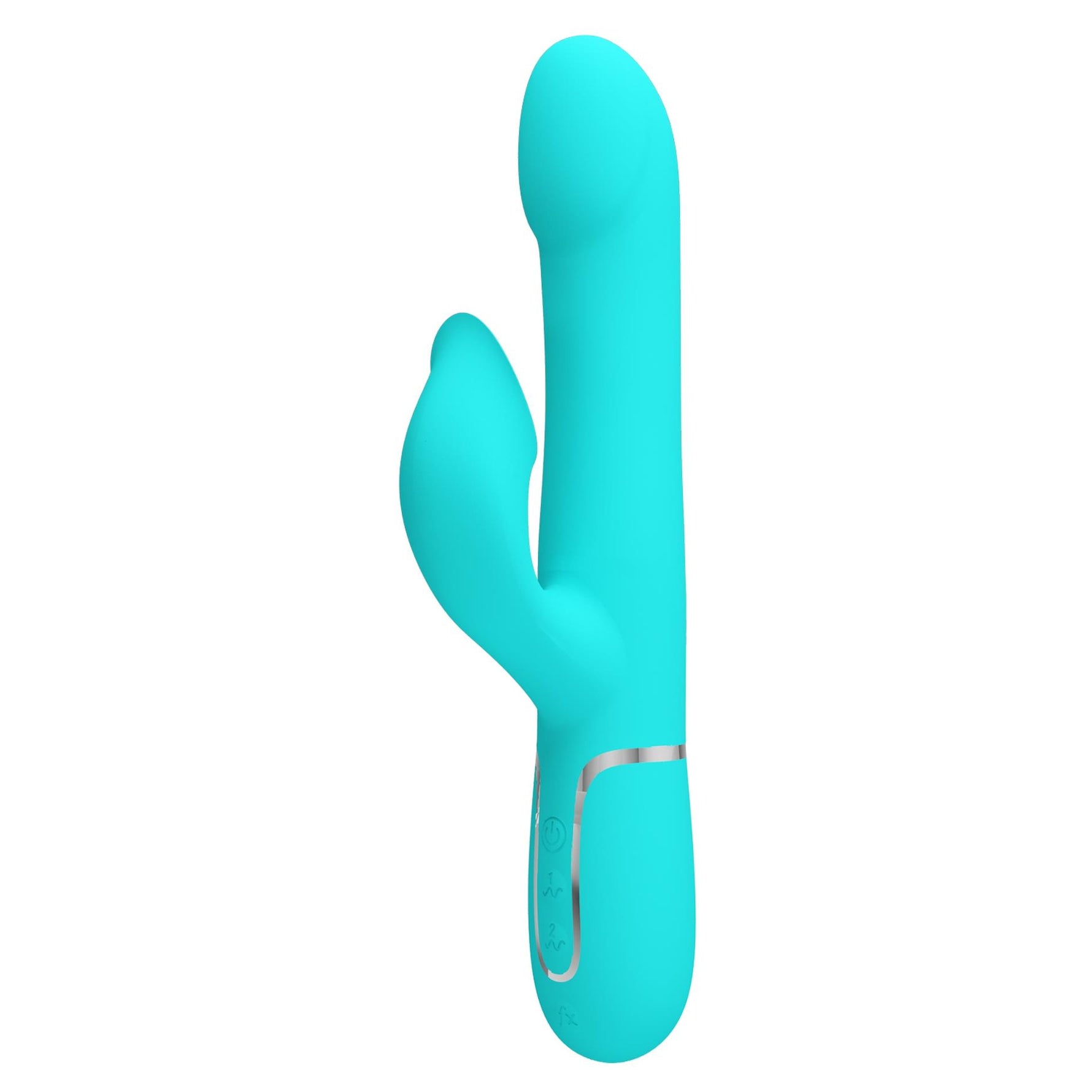 Vibrator iepuraș din silicon Pretty Love cu 7 funcții