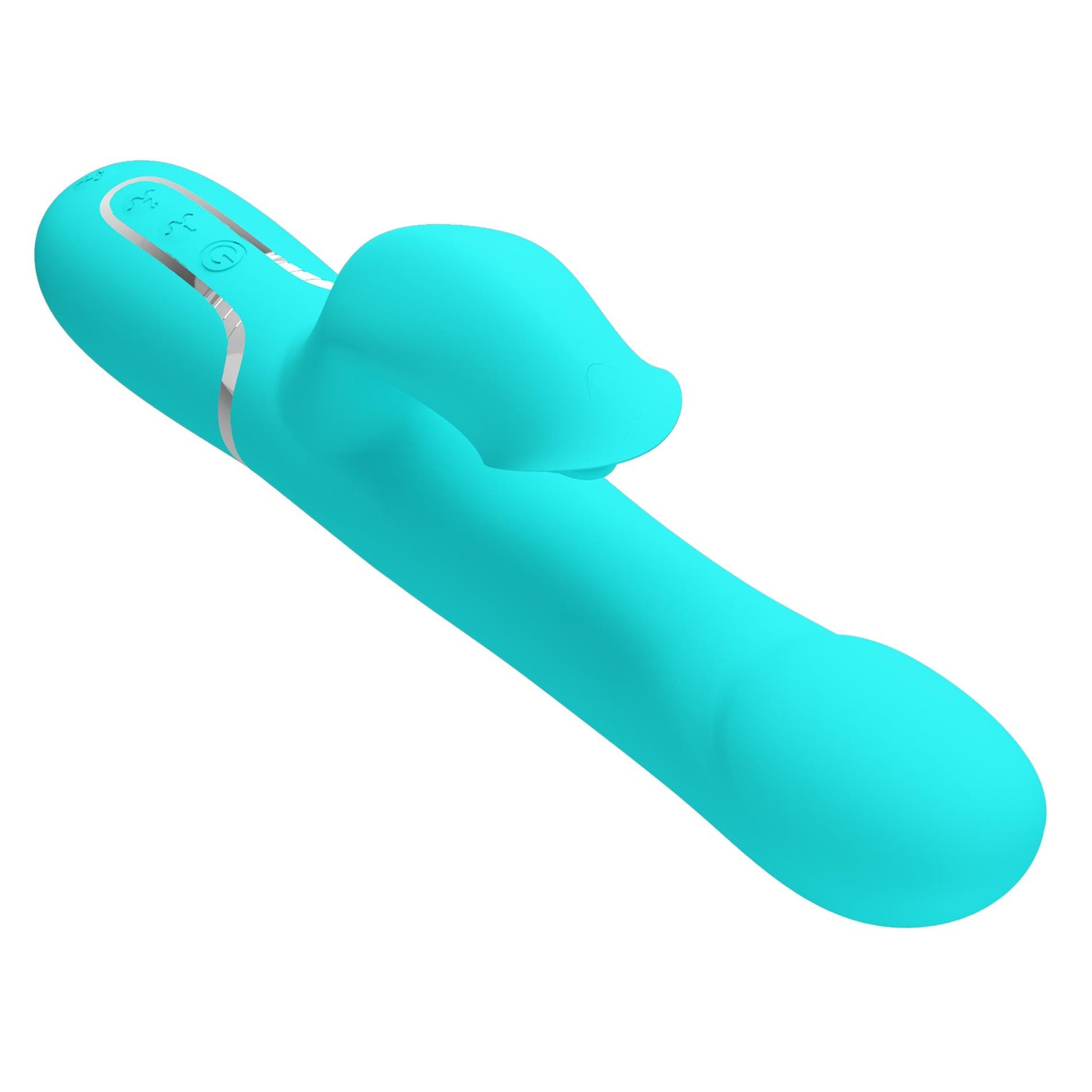 Vibrator iepuraș din silicon Pretty Love cu 7 funcții