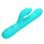Vibrator iepuraș din silicon Pretty Love cu 7 funcții