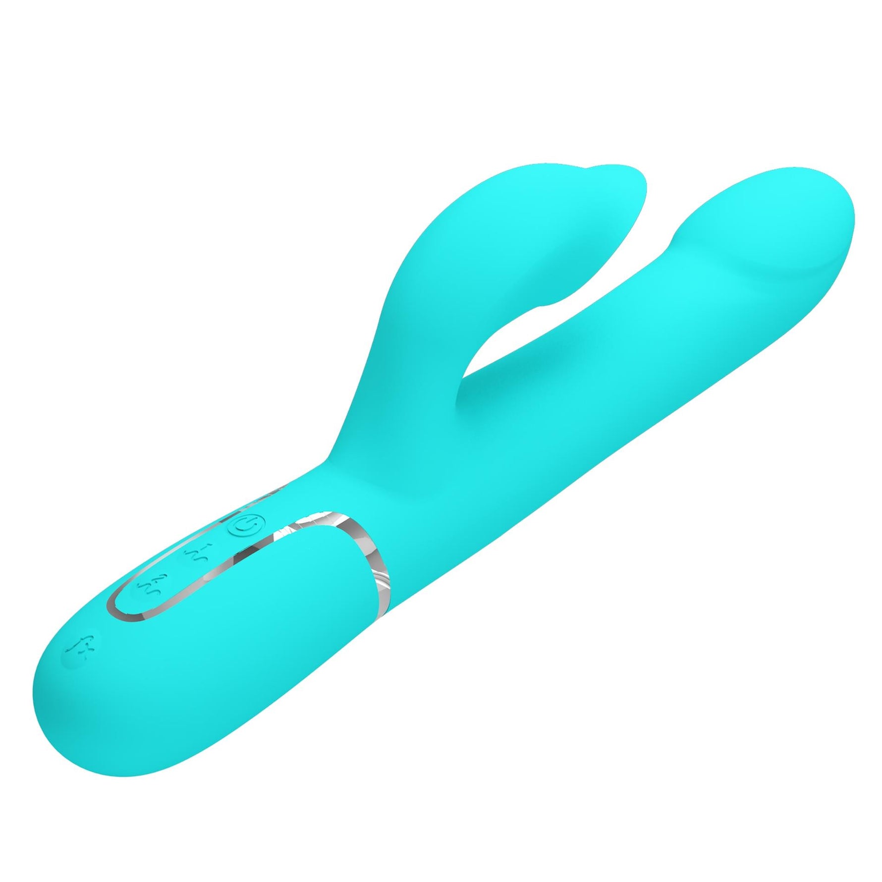 Vibrator iepuraș din silicon Pretty Love cu 7 funcții