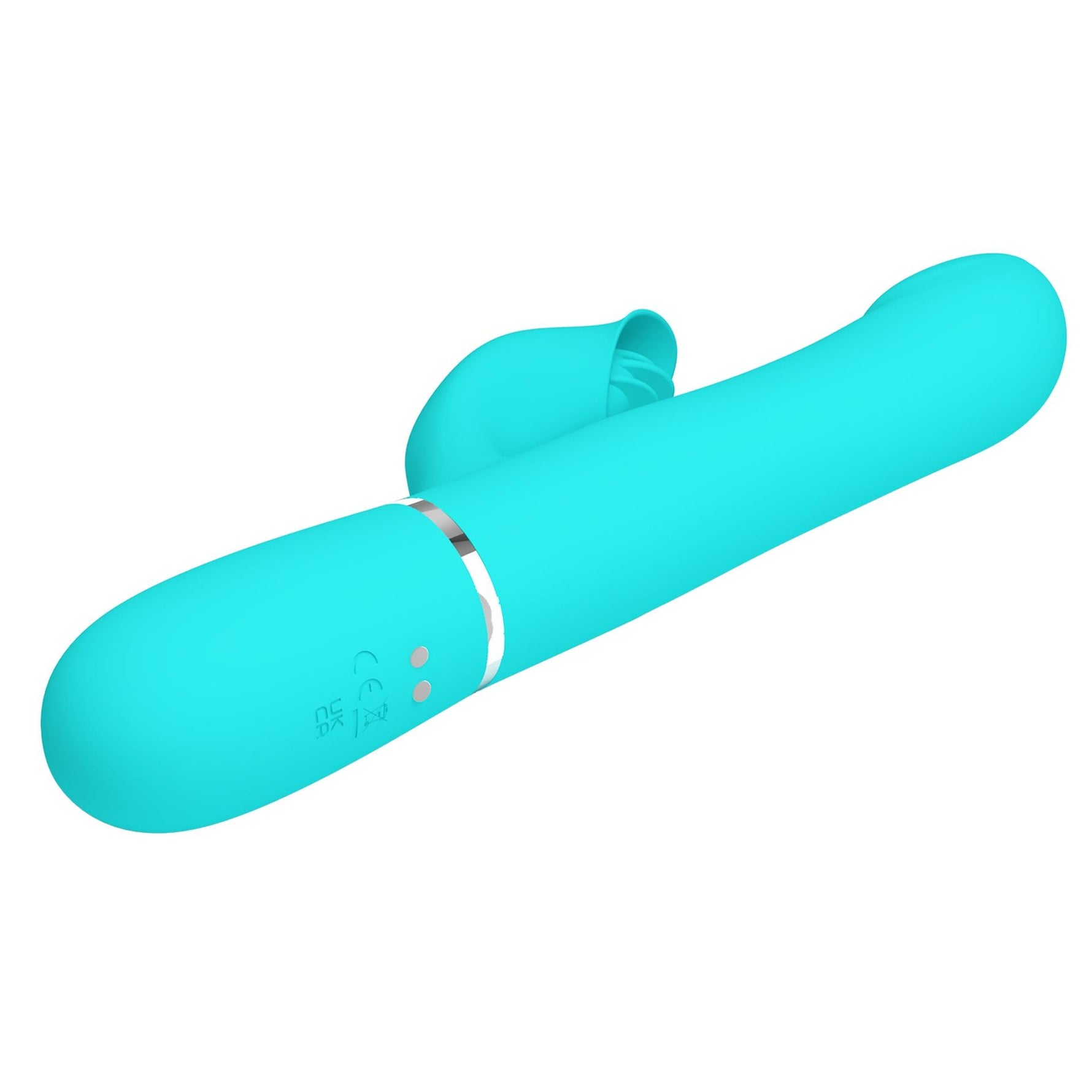 Vibrator iepuraș din silicon Pretty Love cu 7 funcții