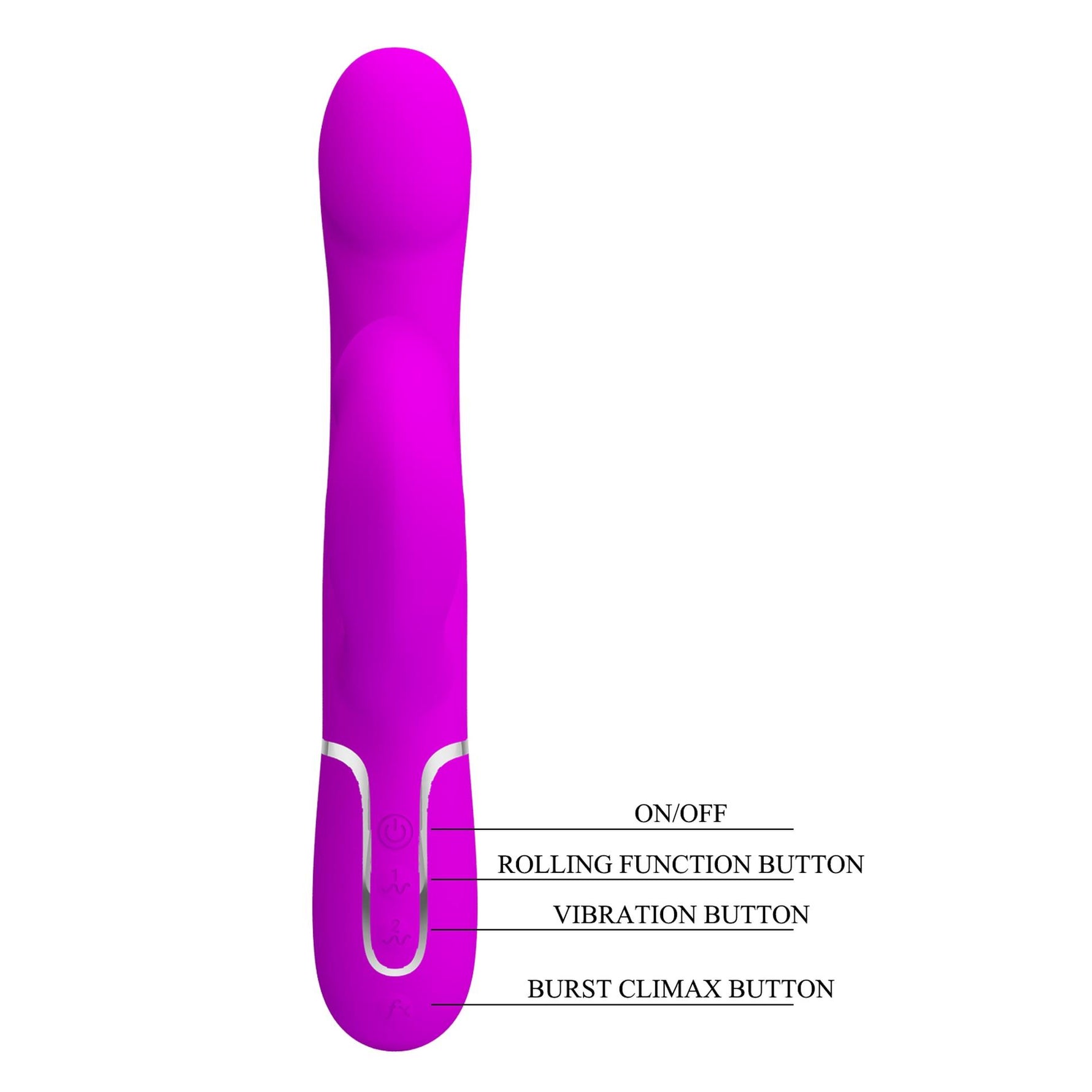 Vibrator Pretty Love Twinkled Tenderness Iepuraș Violet