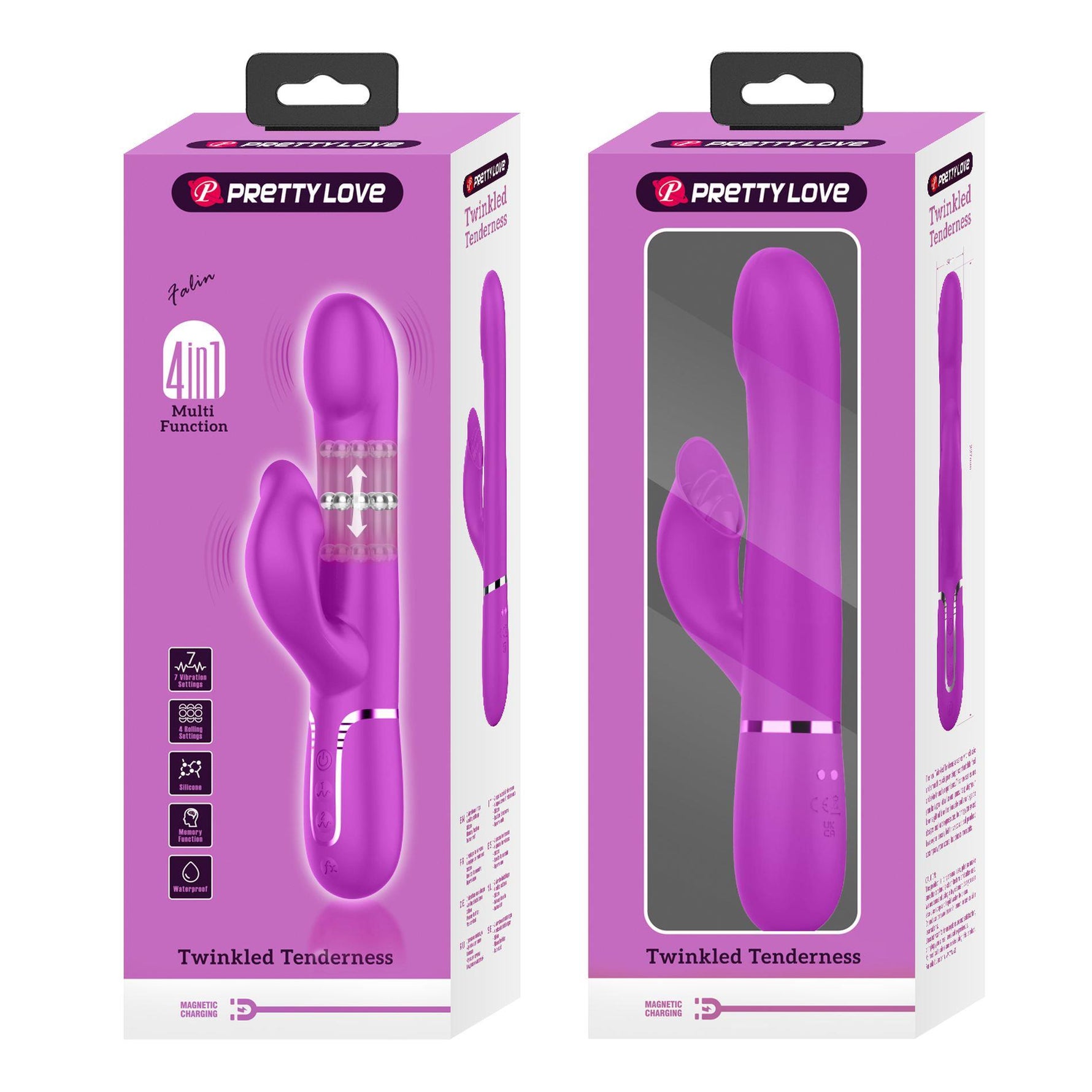 Vibrator Pretty Love Twinkled Tenderness Iepuraș Violet