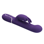 Vibrator Pretty Love Coale Bunny, violet închis, 7 vibrații