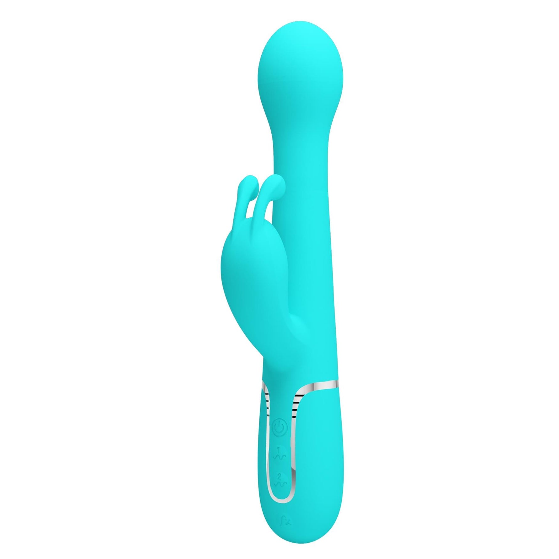 Vibrator Pretty Love Bunny cu 7 vibrații, 4 împingeri, 4 rotații