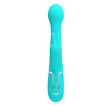 Vibrator Pretty Love Bunny cu 7 vibrații, 4 împingeri, 4 rotații
