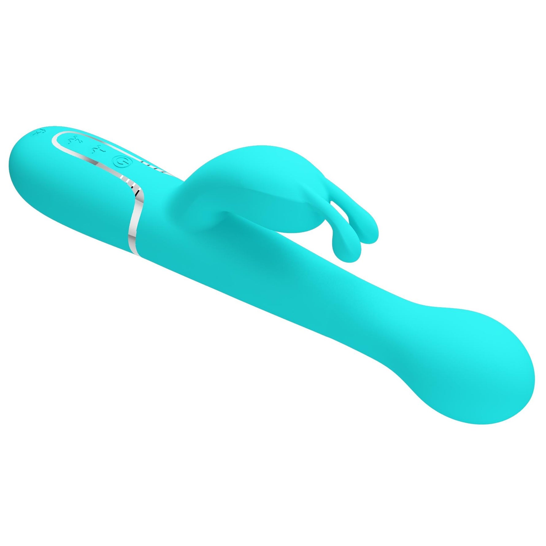 Vibrator Pretty Love Bunny cu 7 vibrații, 4 împingeri, 4 rotații