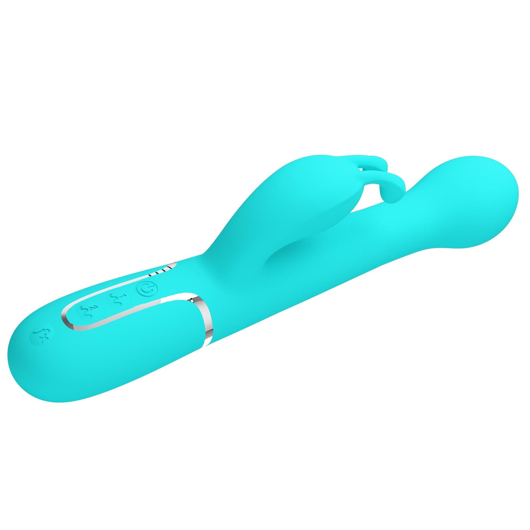 Vibrator Pretty Love Bunny cu 7 vibrații, 4 împingeri, 4 rotații
