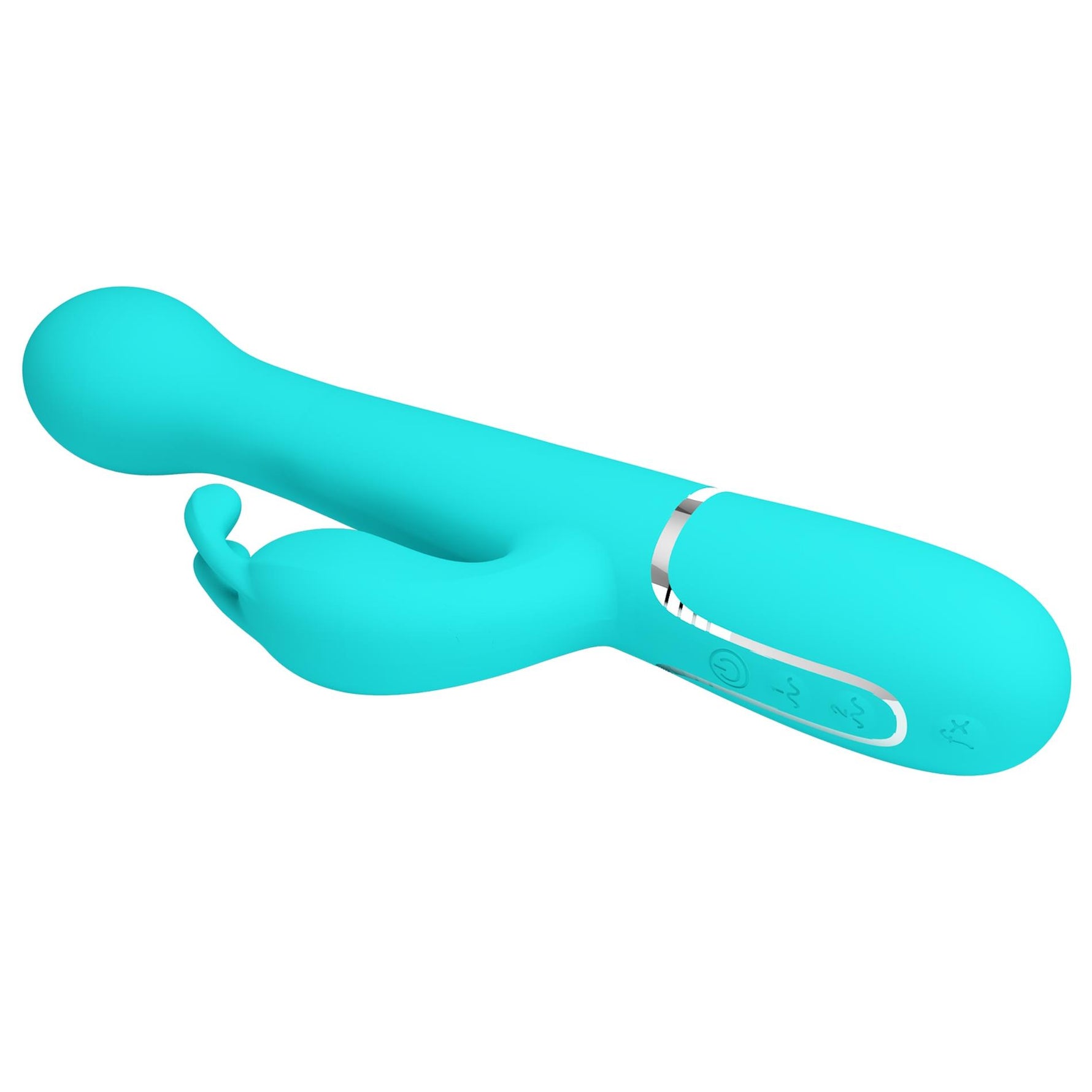 Vibrator Pretty Love Bunny cu 7 vibrații, 4 împingeri, 4 rotații