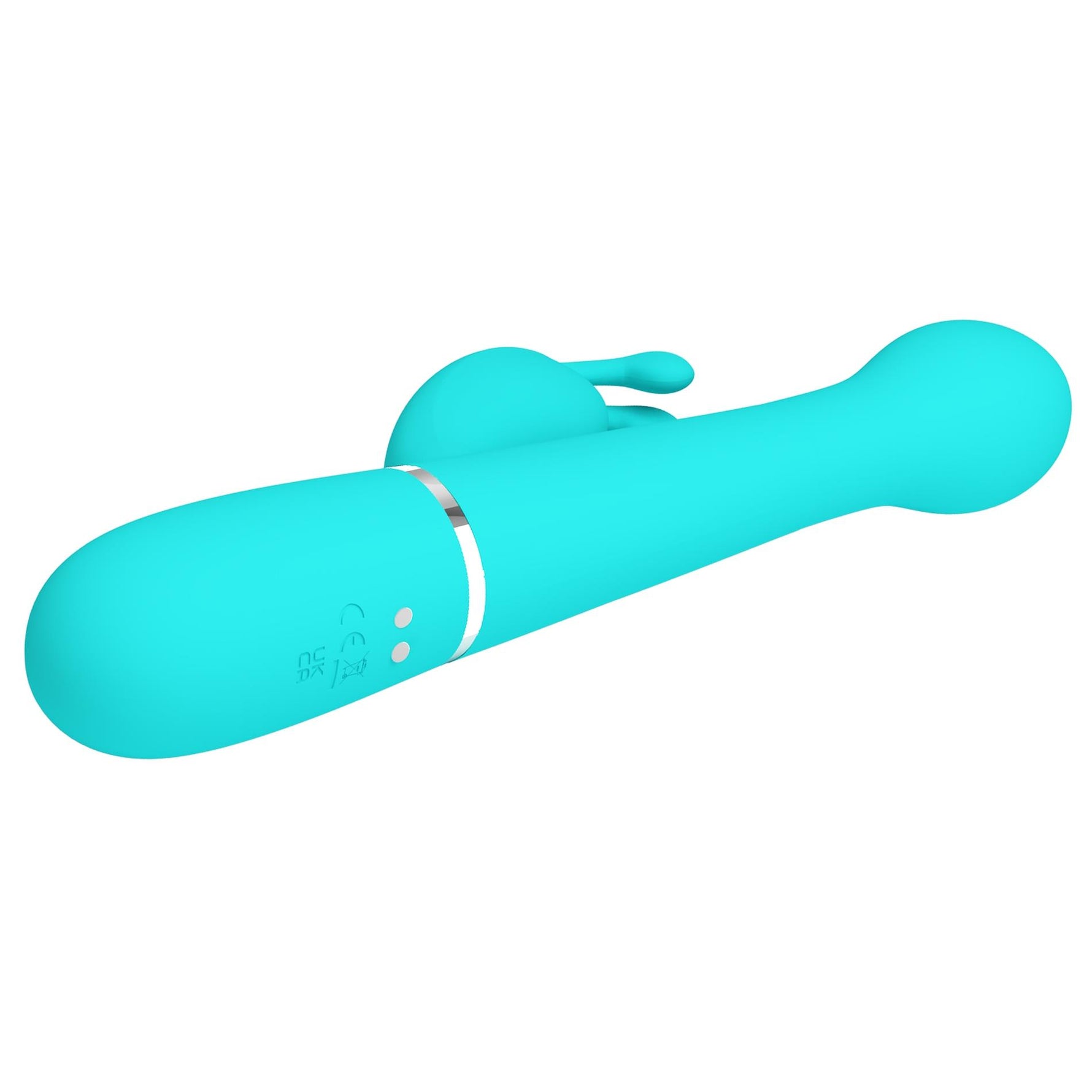 Vibrator Pretty Love Bunny cu 7 vibrații, 4 împingeri, 4 rotații