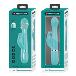 Vibrator Pretty Love Bunny cu 7 vibrații, 4 împingeri, 4 rotații