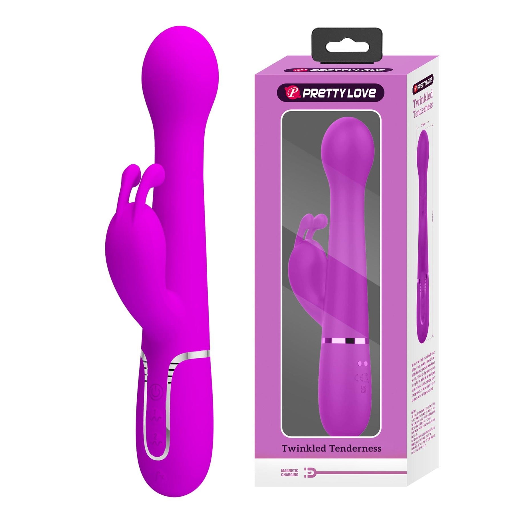 Vibrator Pretty Love Dejon Twinkled Tenderness Bunny, violet