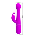 Vibrator Pretty Love Dejon Twinkled Tenderness Bunny, violet