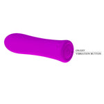 Vibrator Pretty Love Alfreda Mini din silicon, violet, 12 funcții