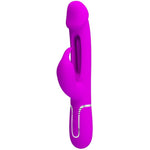 Vibrator Pretty Love Bunny cu limbă, purpuriu, USB
