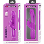Vibrator Pretty Love Bunny cu limbă, purpuriu, USB