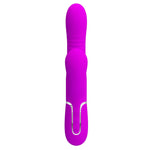 Vibrator Pretty Love Mariana Bunny Mov 7 Vibrații 7 Pulsații