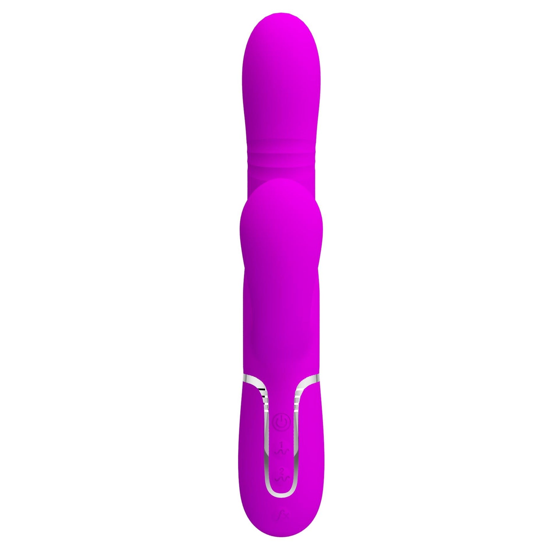 Vibrator Pretty Love Mariana Bunny Mov 7 Vibrații 7 Pulsații