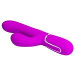 Vibrator Pretty Love Mariana Bunny Mov 7 Vibrații 7 Pulsații