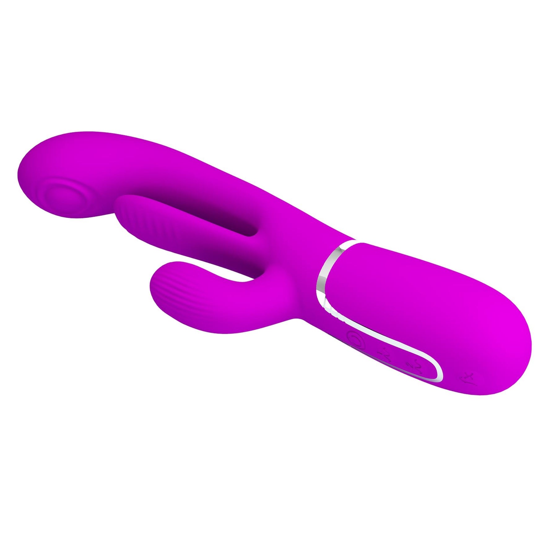Vibrator Pretty Love Shonia Bunny din silicon violet cu 7 moduri