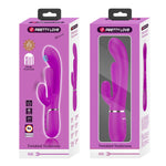 Vibrator Pretty Love Shonia Bunny din silicon violet cu 7 moduri