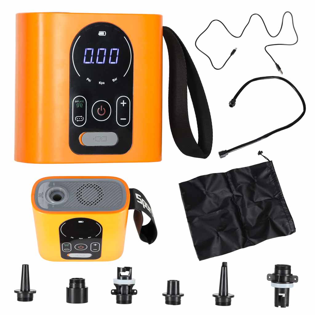 Pompă electrică reîncărcabilă pentru placă SUP USB 22 PSI 140 W vârfuri