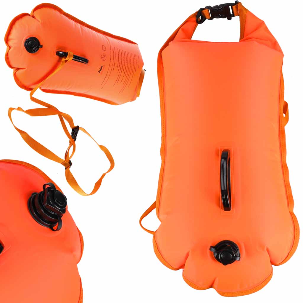Coladă de înot, colac de salvare, buzunar uscat pentru înot, fluier, 28l