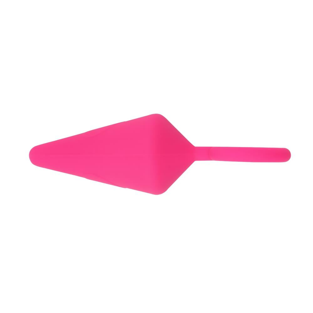 Plug anal din silicon Sweet Breeze Candy Plug, mărime L, roz