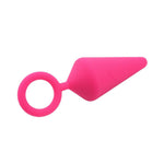 Plug anal din silicon Sweet Breeze Candy Plug, mărime L, roz