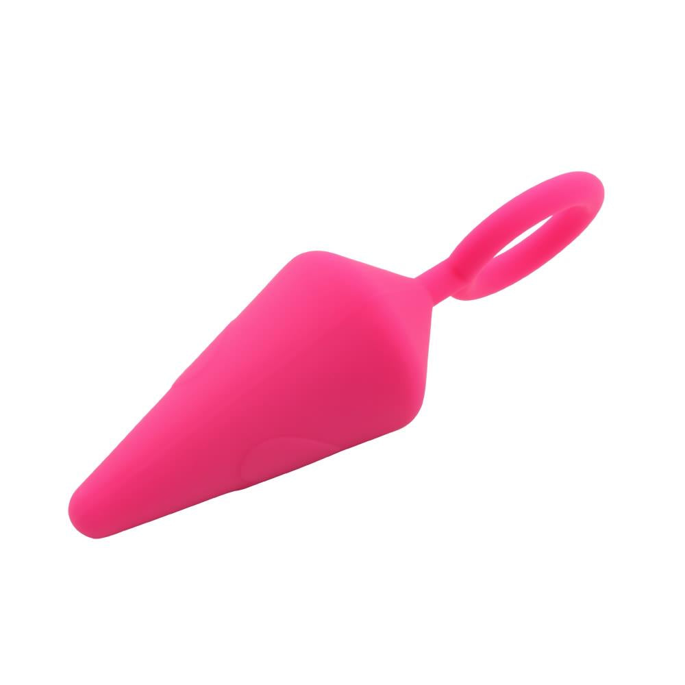 Plug anal din silicon Sweet Breeze Candy Plug, mărime L, roz