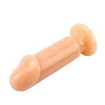 Dildo anal mare, subțire, T Skin Prof Jason C, culoarea pielii, 16,5 cm