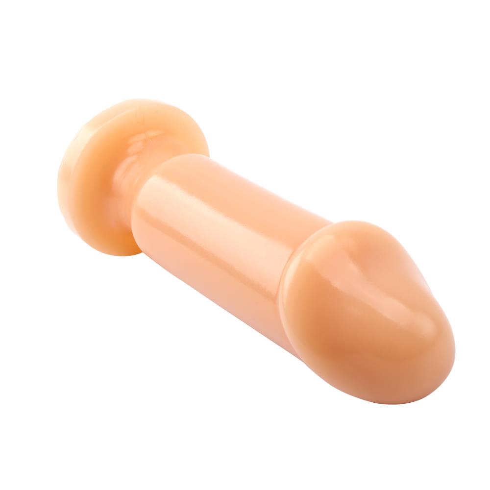 Dildo anal mare, subțire, T Skin Prof Jason C, culoarea pielii, 16,5 cm