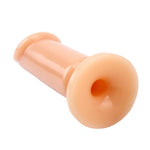 Dildo anal mare, subțire, T Skin Prof Jason C, culoarea pielii, 16,5 cm