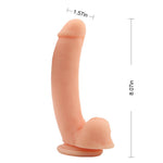 Dildo realist curbat Nakedlegend Boss Flesh cu ventuză