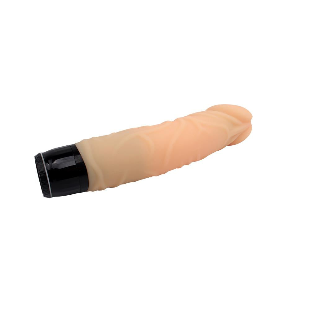 Vibrator realist M mello, silicon, culoarea pielii, 19,5 cm